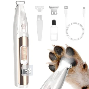 Dog Paw Trimmer with LED Display, 35dB Low Noise Electric Dog Clippers for Gr... - Foto 1 di 7