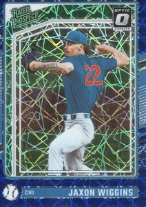 2024 Panini Donruss Optic Rated Prospects "Jaxon Wiggins" #112 Blue Velocity... - Picture 1 of 1