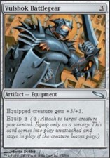 MTG magic cards 4x x4 Light Play, English Vulshok Battlegear Mirrodin