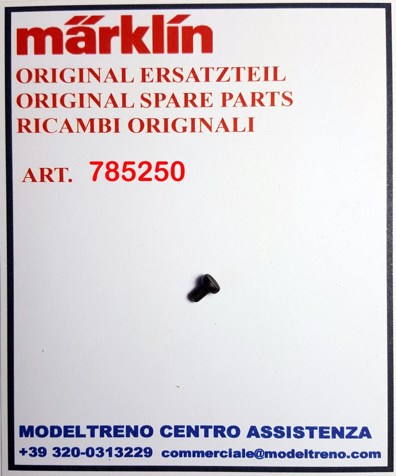 MÄRKLIN MARKLIN 78525 785250 VITE - SCHRAUBE-ZYL. M3 X 5 mm