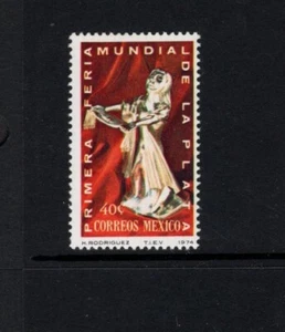 Mexico 1974 Mexican Woman Silver Statuette, First World Silver Fair MNH Sc 1060 - Picture 1 of 1