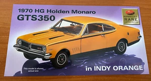 Trax 1970 HG Monaro GTS350 Indy Orange BROCHURE - Picture 1 of 2