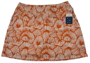 NWT Tommy Bahama Active Golf Skort Skirt M L XL Orange Palms Pockets I - Picture 1 of 11