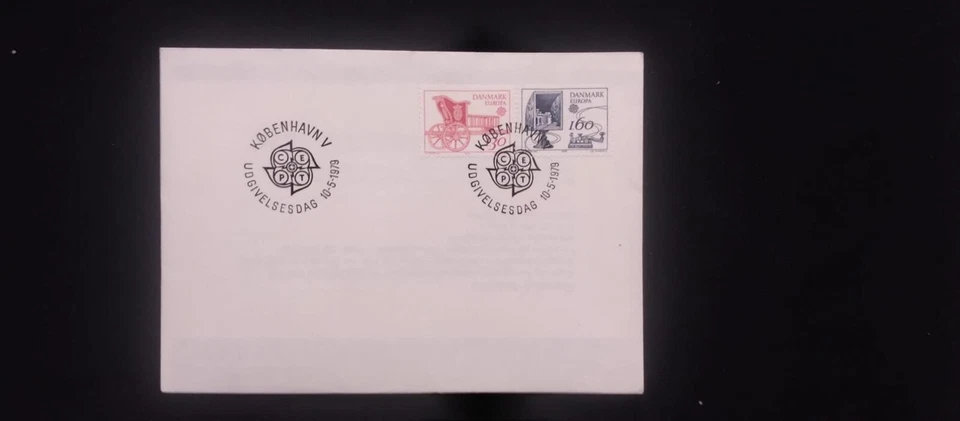 C) 1979. DENMARK. FDC. ANCIENT HISTORY OF THE MAIL. XF - Image 1 of 1