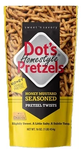 Dot's Homestyle Pretzels Honey Mustard Seasoned Pretzel Twists, 16 oz - Picture 1 of 10