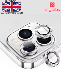 Camera Lens Protector Diamond Glitter For iPhone 11 12 13 14 15 SE Pro MAX Plus - Picture 1 of 8