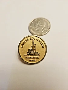 Prendedor auxiliar de solapa Steveston Anaf 284 para dama tono dorado - Imagen 1 de 2