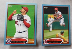 2012 Topps Update Walmart Blue Border Baseball Card Pick one
