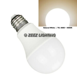 LED Light Bulb 12W Natural Bright White A19 E26Equivalent 100W Incandescent Lamp