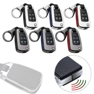 For GM Buick Chevy Zinc Alloy Car Flip Key Fob Case Cover Holder Chain - Picture 1 of 12