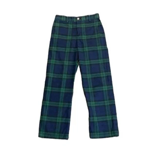 Vineyard Vines Breaker Black Watch Plaid Straight Leg Chino Pants Boys Size 10 - Picture 1 of 13
