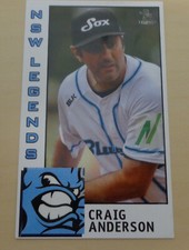 2019/20 Sydney Blue Sox (Aussie Baseball League) CRAIG ANDERSON NSW Legend Card