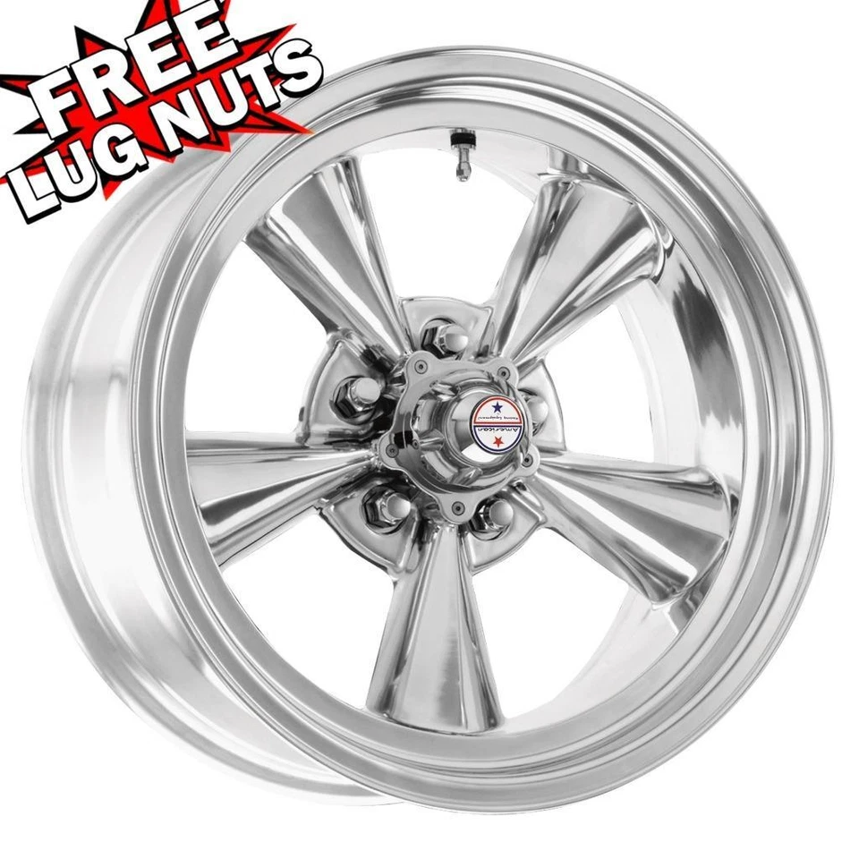 15 inch 15x8.5 American Racing VN109 POLISHED wheels rims 5x4.75 5x120.65 -24 - Image 1 of 1