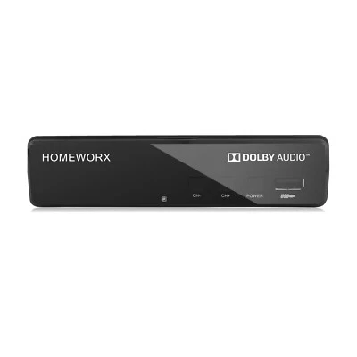 Mediasonic HomeWorx HDTV ATSC Digital Converter Box with TV Recording (HW130STB) - Image 1 of 4