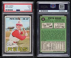 1967 Topps Pete Rose #430 PSA 3.5