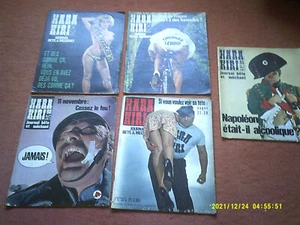 5 REVUES HARA KIRI N 52 54 66 95 98 REISER CHORON CAVANNA - Imagen 1 de 4