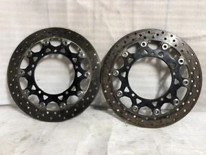 Genuine YZF R6 2006 - 2008 - 2016 Front Disc Brake Rotors YZFR6 06 - 08 -16 Xpst - Picture 1 of 5