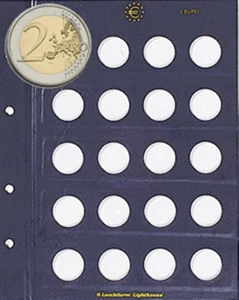Hojas Vista Genéricas para Monedas De Commemorativi- Ditta Leuchtturm - Imagen 1 de 1