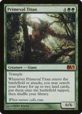 Primeval Titan Magic 2011 / M11 PLD Green Mythic Rare MAGIC MTG CARD ABUGames