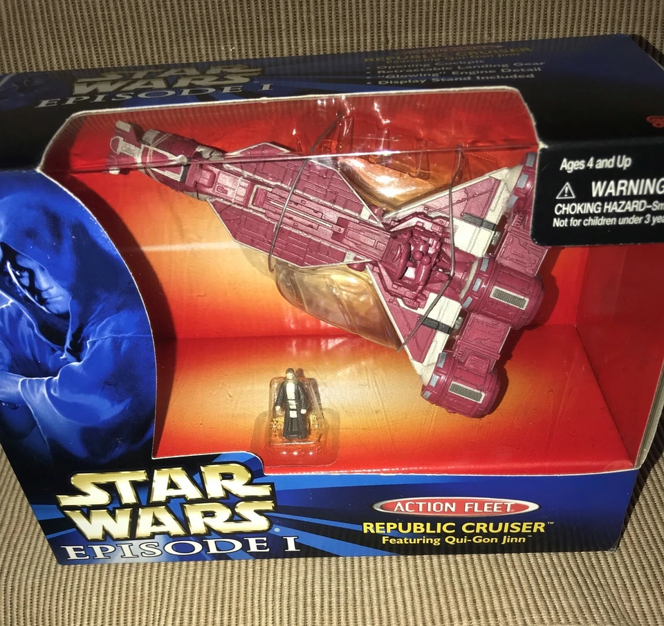 Star Wars Episode 1 Action Fleet Micro Machines Republic Cruiser MISB 1998
