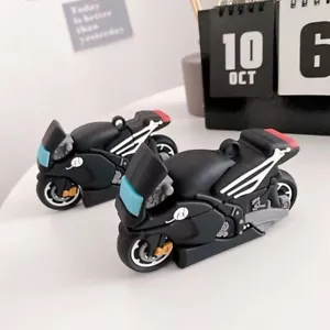 For Apple Airpods 1 2 3 Pro 3D Racing Motorcycle Silicone Shockproof Case Cover - Picture 1 of 7