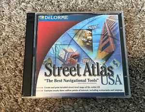 DELORME Street Atlas USA PC 1999, Version 7.0 Used CD Windows Vintage - Picture 1 of 3