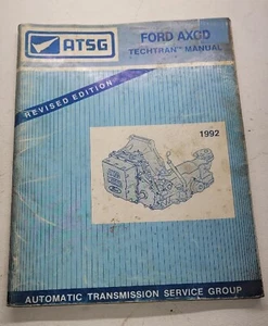 Ford axod textran Transmission Reference Manual 1992 Revised Edition - Picture 1 of 3