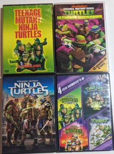 4 DVD Lot Teenage Mutant Ninja Turtles TMNT Tested - Picture 1 of 13
