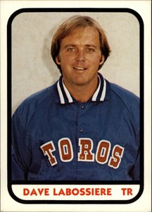 1981 Tucson Toros TCMA #14 Dave Labossiere  