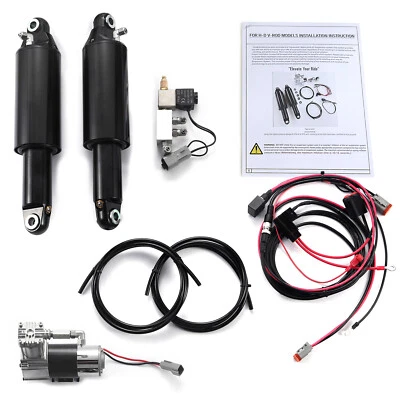 V-ROD Adjustable Air Suspension Shocks ride For Harley Vrod Muscle 2007-2017 - Image 1 of 4