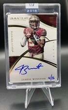Jameis Winston 2016 Panini Immaculate Collection Auto /5 Florida State FSU RARE