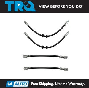 TRQ Front and Rear Brake Hose Set Fits 1993 Volvo 850 1998-2000 S70 V70 - Picture 1 of 7