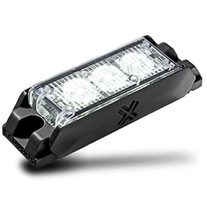 Parrilla estroboscópica para vehículo de emergencia 3,5" 3W cabezal de luz policía bombero blanco - Imagen 1 de 8