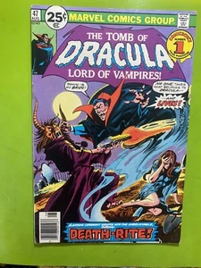 Tomb of Dracula 47, sehr guter/sehr guter Zustand Marvel 1976, Marv Wolfman, Blade App Sammlerstück - Bild 1 von 18