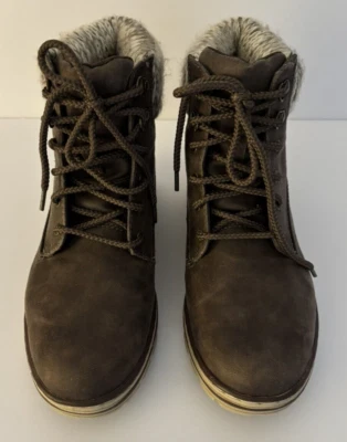 Botín estilo excursionista con cordones CLIFF By White Mountain 7M cuero sintético marrón Foto 1 de 4