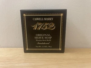 Caswell-Massey 1752 ORIGINAL SANDALWOOD 3.3 oz Shave Shaving Soap New - Picture 1 of 2