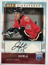 2006-07 UD Be a Player Signatures Jarome Iginla Auto BAP 06/07 Upper Deck #JI SP