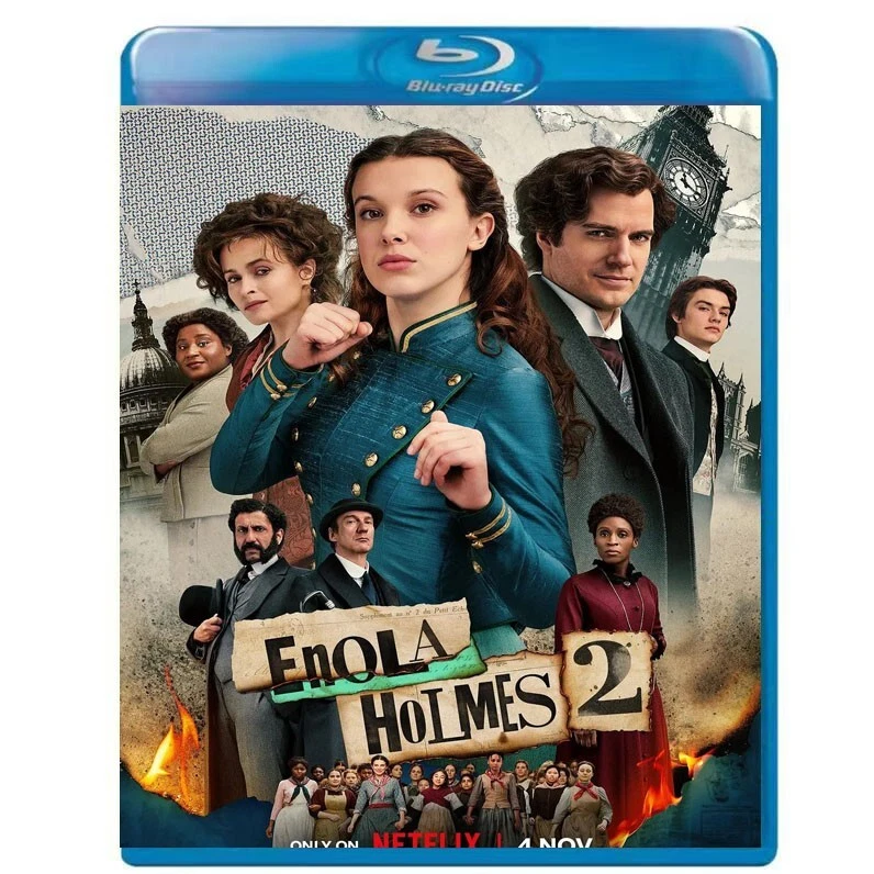Enola Holmes 2 Blu-ray Movie Disc Free shipping - Image 1 of 1