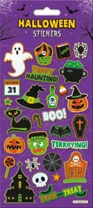 Large Foiled Sticker Pack - Happy Haunting - Picture 1 of 1