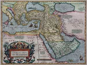 Turcici Imperii - Türkei - A. Ortelius - Original 1581 - Turkey - Ottoman Empire - Bild 1 von 3