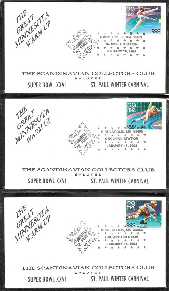 Snowpex 1992, The Great Minnesota Warm Up. The scandinavian Collectors Club. - Image 1 of 2