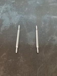 Set of 2 14mm Double Shouldered  Ultra Thin Spring Bars - NEW - Picture 1 of 1