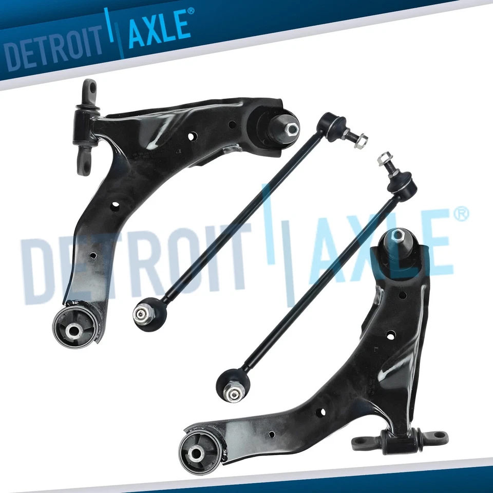 Front Lower Control Arms w/Ball Joints Sway Bars for 2003-2008 Hyundai Tiburon - Image 1 of 4