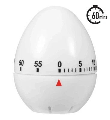 CONTAMINUTI TIMER MECCANICO PER CUCINA 60 MINUTI (NO BATTERIE) CON SUONERIA - Immagine 1 di 4