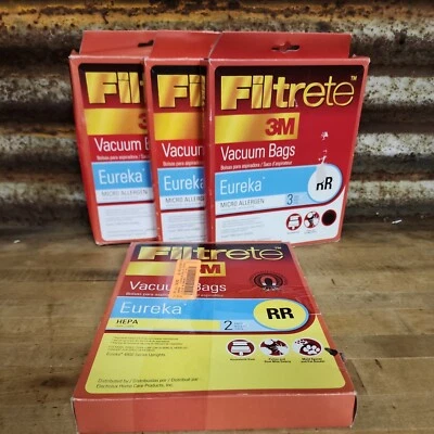 3M Filtrete Eureka RR 9 Vacuum Bags Micro Allergen 67704 - 2 Bags HEPA 67705 NEW - Image 1 of 4