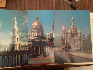 VINTAGE ST. PETTERSBURG, RUSSIA (LENINGRAD) LARGE POSTCARD SET ( 16 ) - Picture 1 of 2