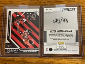 Panini Instant NBA #210 2023 Victor Wembanyama San Antonio Spurs novato RC/3127 - Imagen 1 de 1