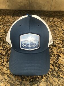 Columbia Brand Spring Grove SnapBack Hat Color: Blue/White OSFM Mountain (NWTs)