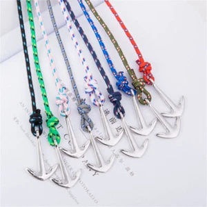 Men Women Nylon Anchor Handmade Nautical Rope Multilayer Wristband Bracelet Gift - Picture 1 of 35