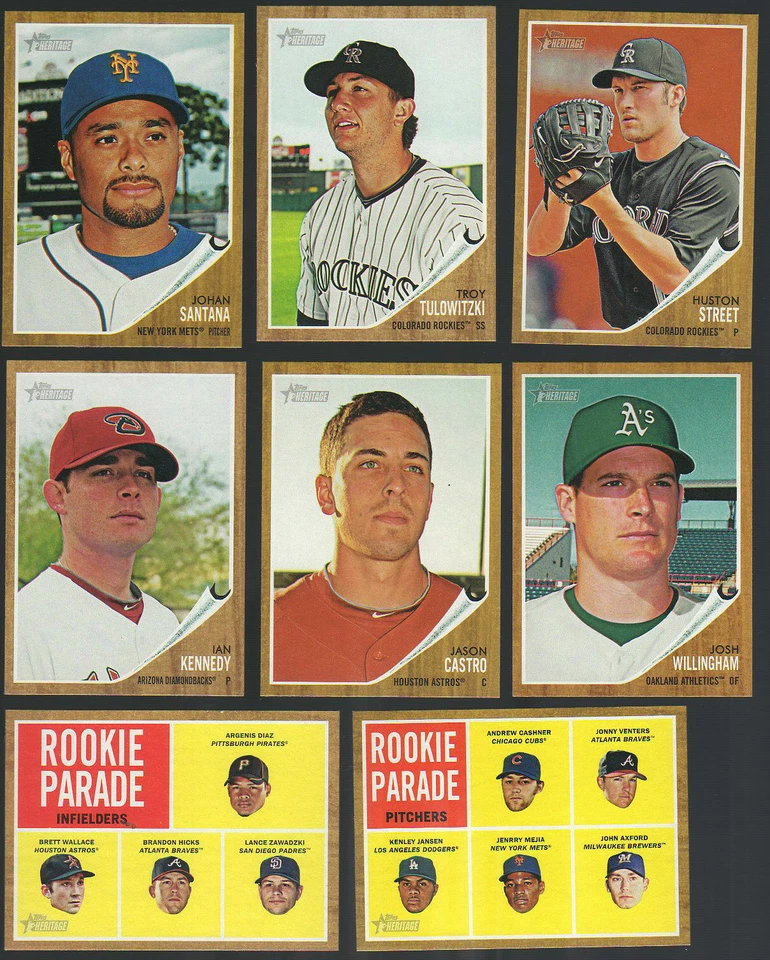 2011 Topps Heritage Short Prints (426-500) SP - You Pick - Complete Your Set - Image 1 of 1